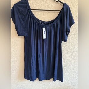 GAP Navy Blue Women's Blouse. NWT.